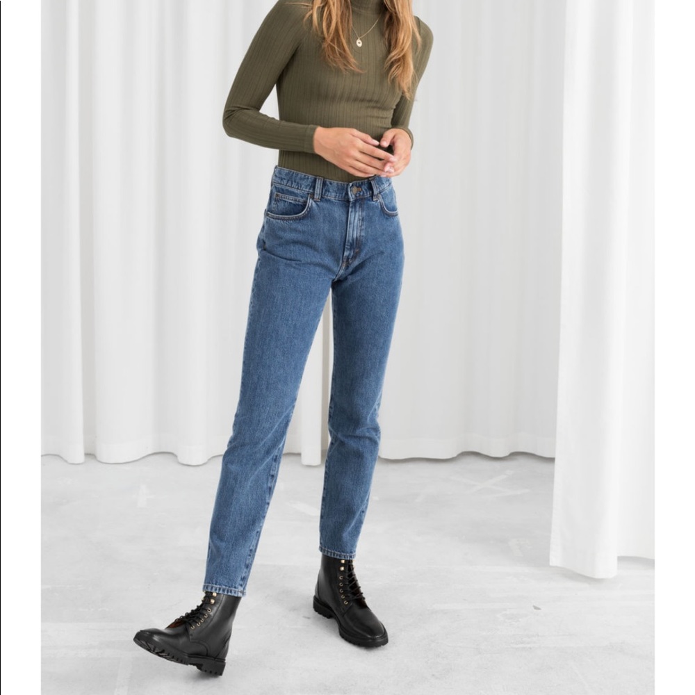 & Other Stories High Rise Slim Fit Jeans